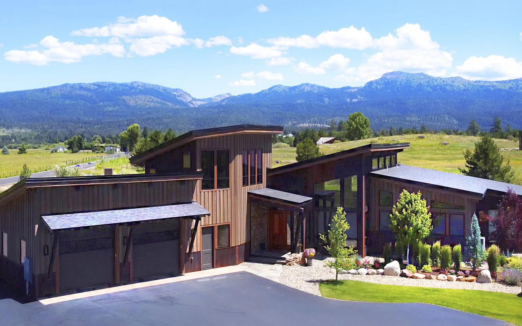 Contemporary Hideaway: a clean-lined custom home in the McCall area